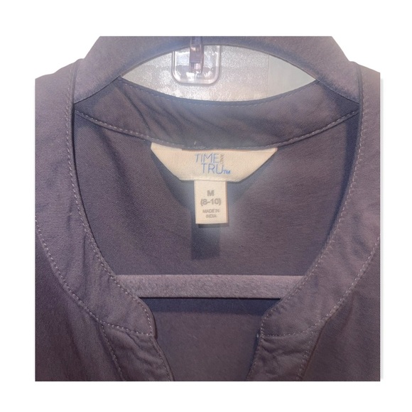 TIME AND TRUE Blue/Gray Utility Dress M - Picture 3 of 7